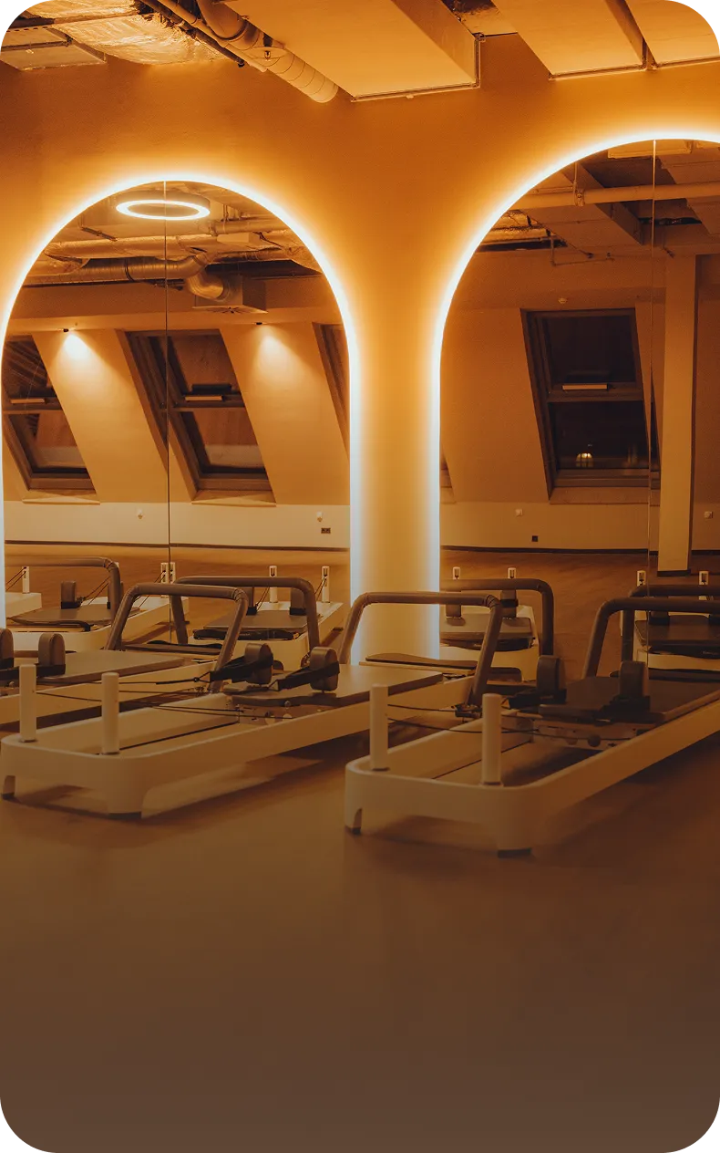 Pilates Reformer im peoples Fitness Signature Club Bad Homburg
